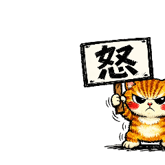 pig man Cat Angry