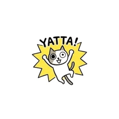 cute and funny cat reaction stickers for