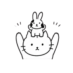 BFFs! Chikuwa the Cat Stickers