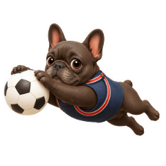 Soccer Cheer French Bulldog