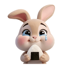 Lazy Cute Bunny Chill Daily Stickers