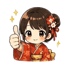 Wafuu Girl's Daily Stickers
