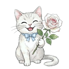Ribbon Kitty's Daily Stickers