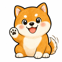 Wankun: Cute Shiba Puppy Stickers