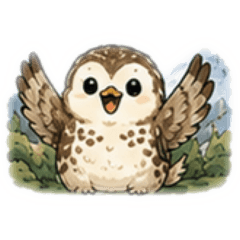 Hiking Owl Friends
