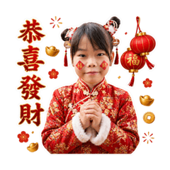 甯甯的節慶貼圖