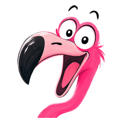 Overly Energetic Flamingo