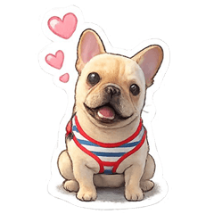 Dog Sticker Ryu 2