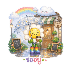 Daisy Rain Rainbow Sunshine