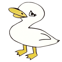 The Nameless Grumpy Duck [Sticker]