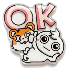 Chibimaru Bonbon stickers -move01-