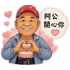 可愛阿公♡