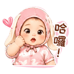 Q版阡允寶寶兔裝