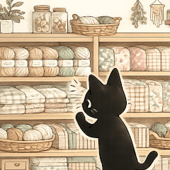 Black Cat Handmade Stickers