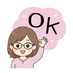 Polite Japanese Stickers by Oneesan