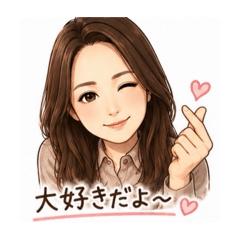 Sweet & Caring Girlfriend Stickers