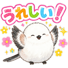 Shima-Enaga Emotional Stickers