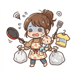 Pata-pata Mom Stickers