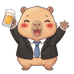 Nomisuke - Drinking Capybara