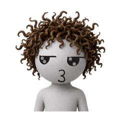 Messy hair by Florence