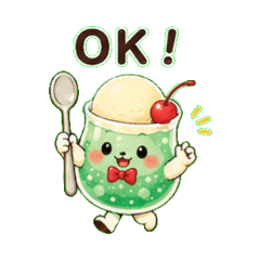 Retro Cream Soda Stickers