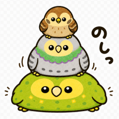 Omanju Kakapo Stickers7