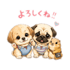 Miran, Mugi & Pepe's Cute Daily