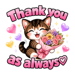 Mochi the Tabby Cat Stickers
