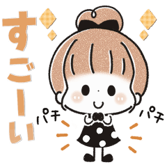 動く♪ずっと使える♡おだんごガール