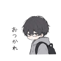 Moody Glasses Boy