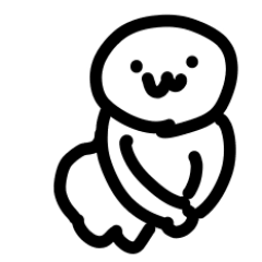 Simple kidBlack and white only
