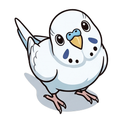 Chunta stamp Budgerigar