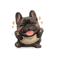 French bulldog"atom"