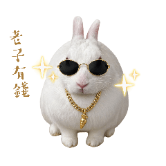 小白兔-福氣