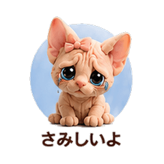 Teddy Fleece Sphynx Cat Girlfriend