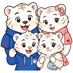 Kita Compass Family White Tigers