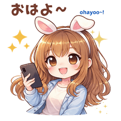 Daily Life of a Bunny-Eared Girl in LA