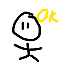 俺が作った俺のスタンプ俺。