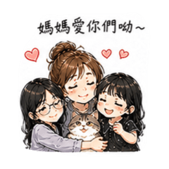 有貓有愛的母女日常