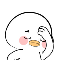 Little White Duck 3 : Animated Stickers