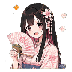 Heisei Yamato Nadeshiko Stickers 32pcs