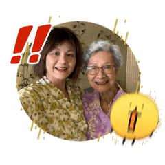 阿金與女兒日常