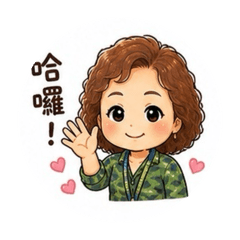 阿嬤可愛貼圖
