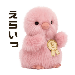 Pink Fluffy Chick