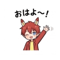 Cute character sticker sheet