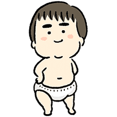 ぽっちゃりあかちゃん 1 Line スタンプ Line Store ぽっちゃりあかちゃん 1 Line スタンプ Line Store