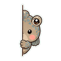彈塗魚奶油色鹽系 1