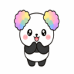 Mokomimi Panda Everyday Messa Sticker