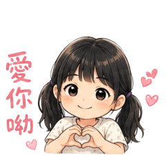 療癒可愛貼圖｜Mina日常女孩-1