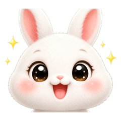 Big Face No Text Reactions Bunny